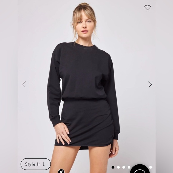 L*Space Black Groove Dress - Picture 1 of 9